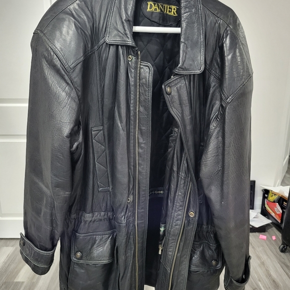 DANIER PURE LEATHER JACKET SIZE XXL. - Picture 1 of 7